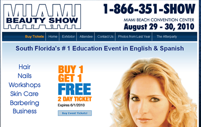 August 2010 Miami Beauty Show – Miami – USA