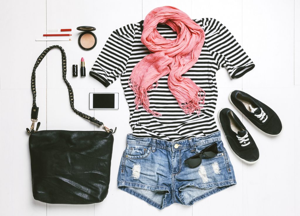 Outfit of casual woman.