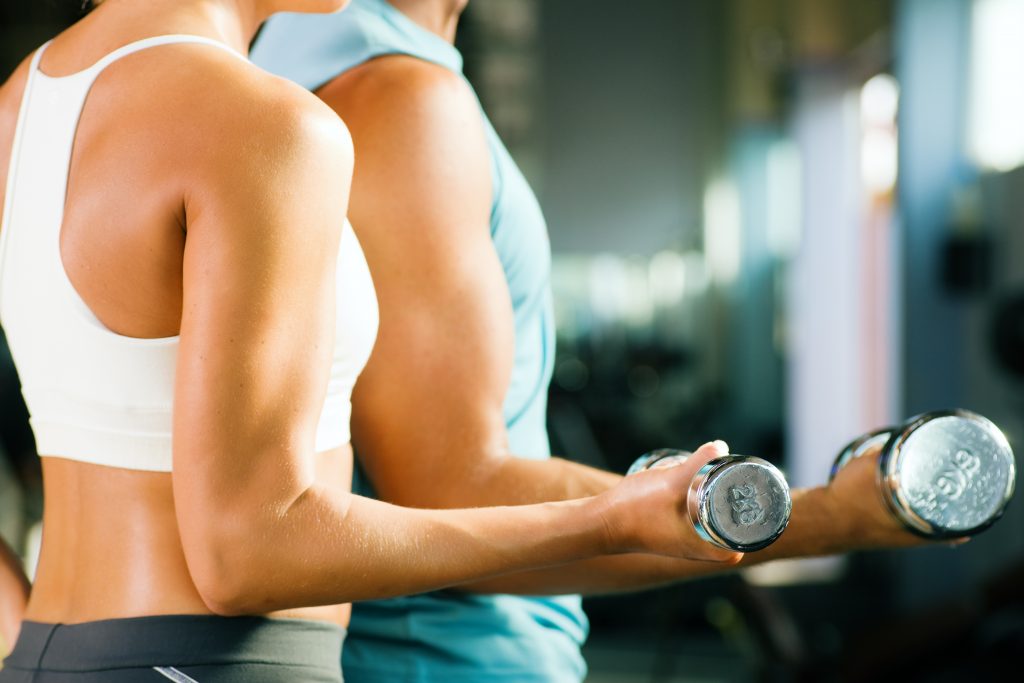 Fitness Couple in gym